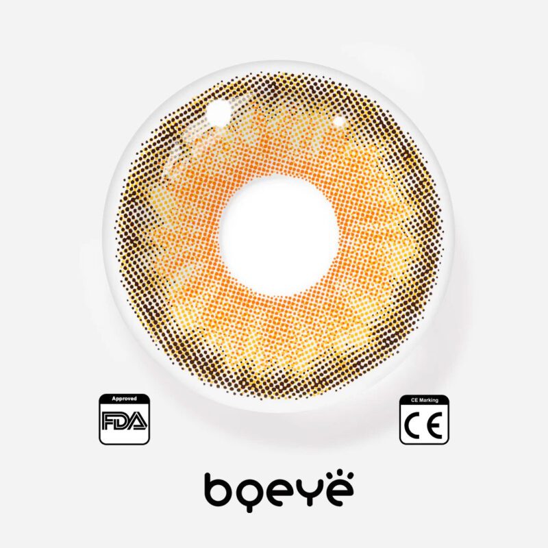 Bqeye Trinity Brown Colored Contact Lenses - Image 4