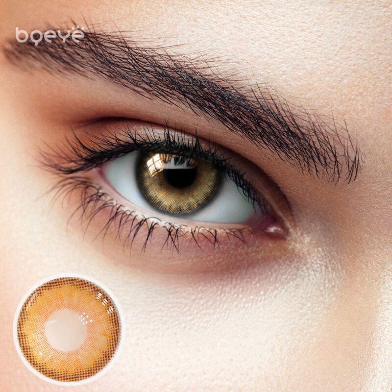 Bqeye Trinity Brown Colored Contact Lenses