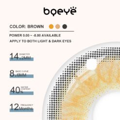 Bqeye Colored Contact Lenses - Bqeye Himalaya Brown Colored Contact Lenses