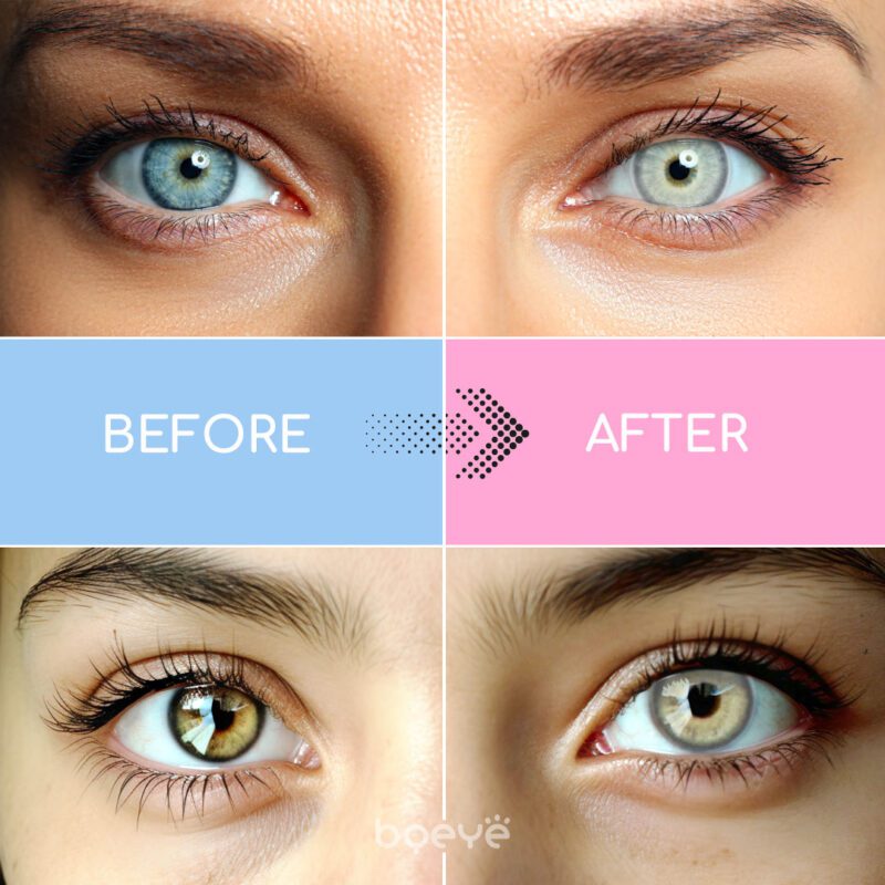 Bqeye Himalaya Grey Colored Contact Lenses - Image 2