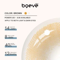 Bqeye Polar Lights Braun Farbige Kontaktlinsen Bqeye Colored Contact Lenses - Bqeye Polar Lights Brown Colored Contact Lenses