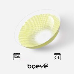 Bqeye Colored Contact Lenses - Bqeye Polar Lights Yellow Green Colored Contact Lenses