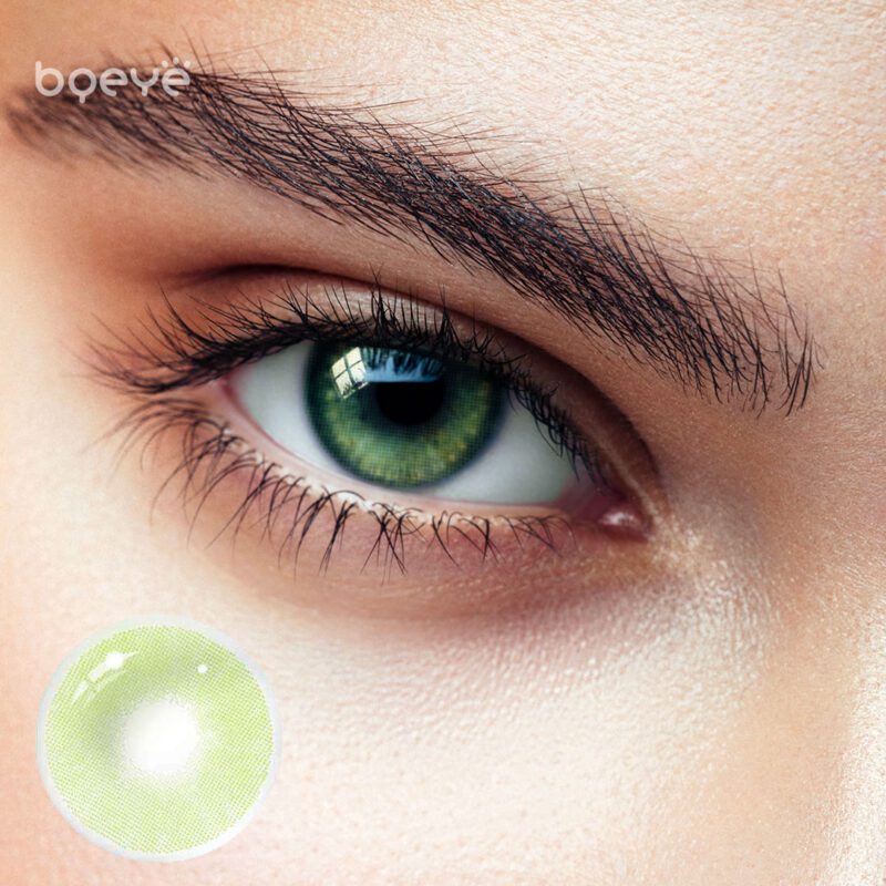 Lentile de contact colorate Bqeye Polar Lights Galben Verde