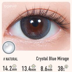 Crystal Blue Mirage Contact Lenses