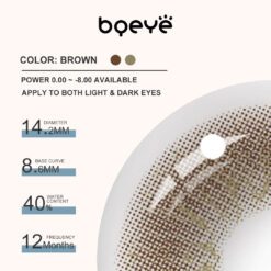 Alternative Ansicht von Frosty Wonderland Brown Contact Lenses