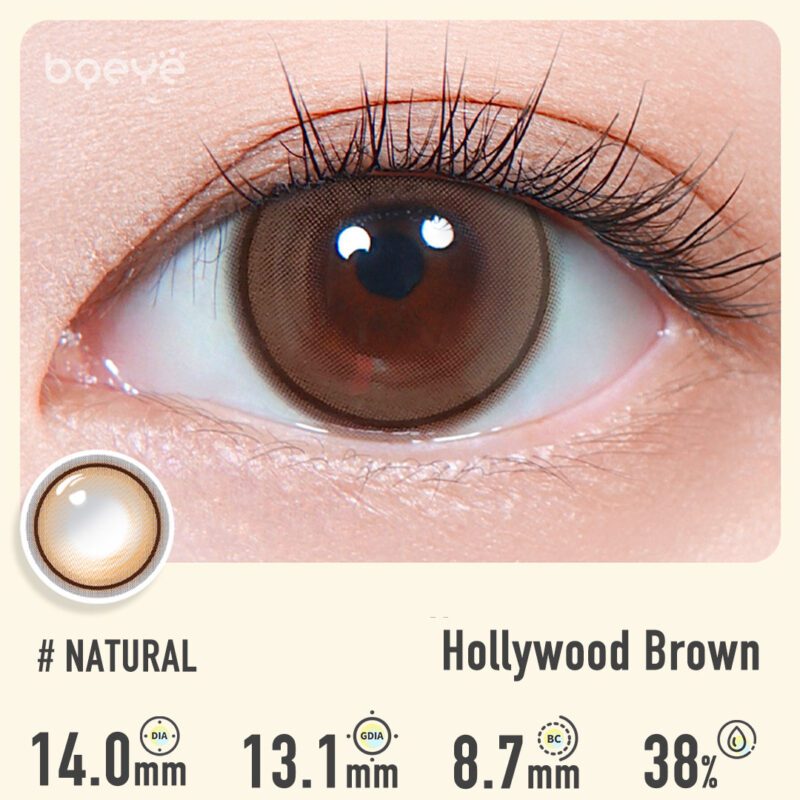 Hollywood bruine contactlenzen