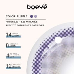 Alternative Ansicht von Maria Purple Contact Lenses