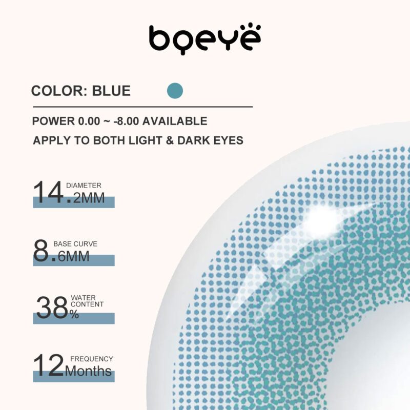 Pixie Blue Contact Lenses - Image 2