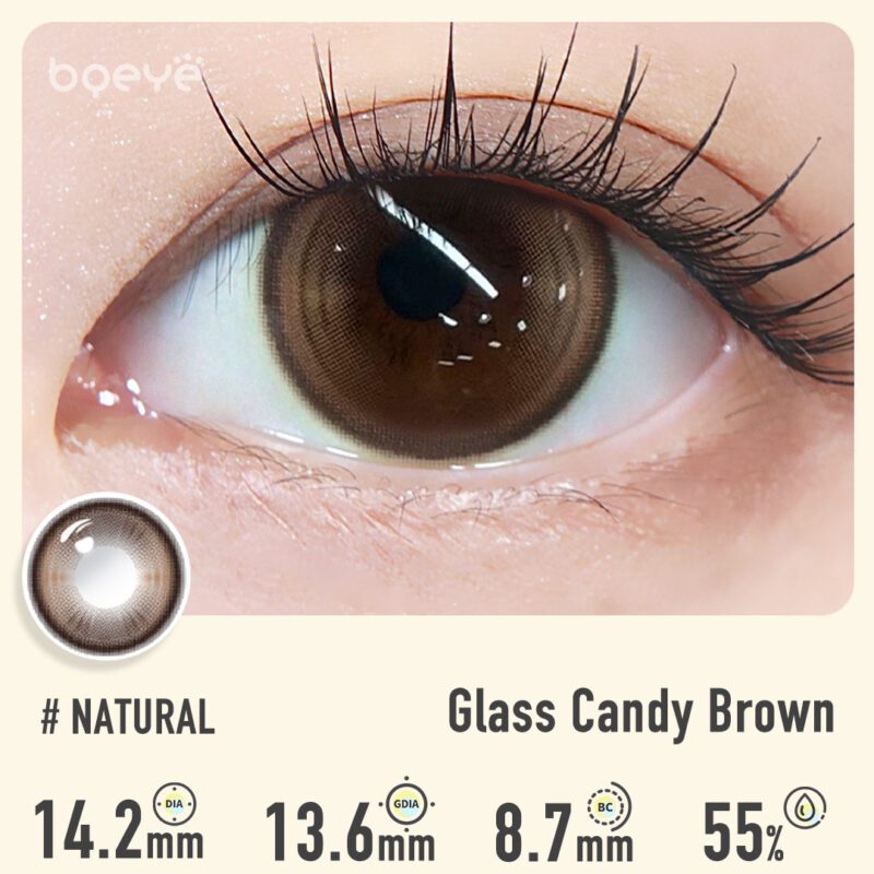 Glazen Candy Brown contactlenzen