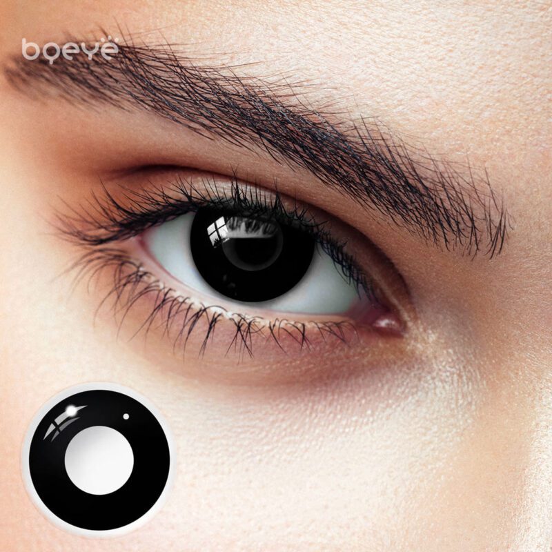 Circle Block Zwarte Contactlenzen