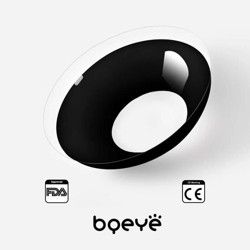 Circle Block Zwarte Contactlenzen