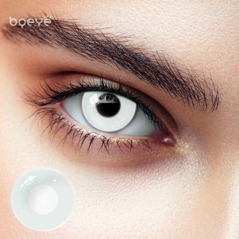 Circle Block White Kontaktlinsen
