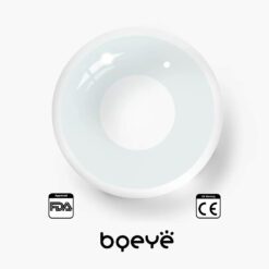Circle Block White Kontaktlinsen Bqeye Colored Contact Lenses - Circle Block White Contact Lenses