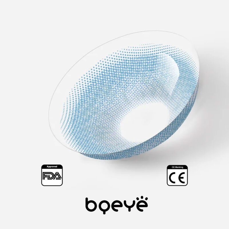 Lucent Hemelsblauw gekleurde contactlenzen - Afbeelding 5
