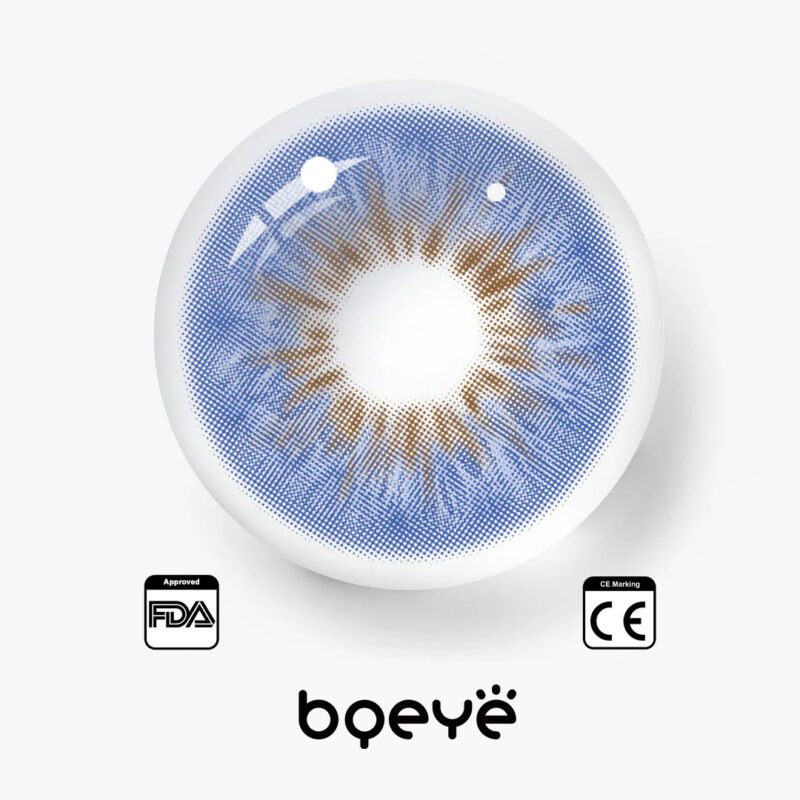 Wildness Blue Colored Contact Lenses - Image 4