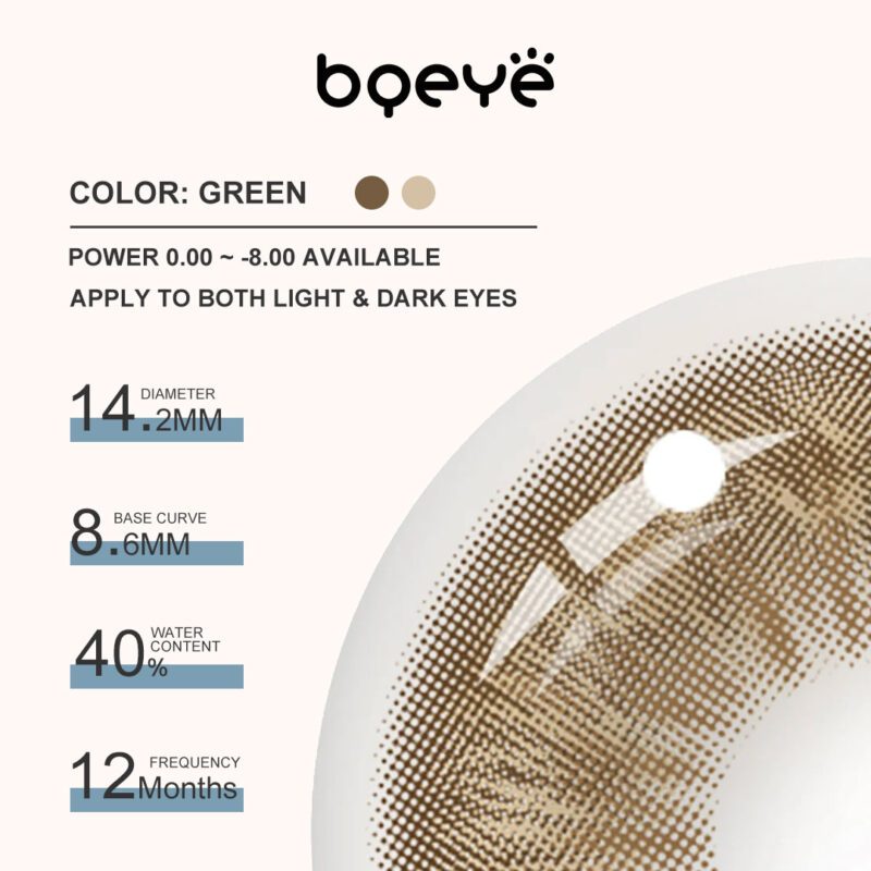Wildness Brown Colored Contact Lenses - Image 2