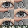 Charcoal Ring Grey Contact Lenses