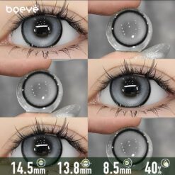 Charcoal Ring Grey Contact Lenses