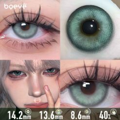 Deep Lake Dark Green Crystal Contact Lenses