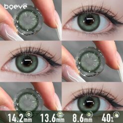 Deep Olive Green Contact Lenses
