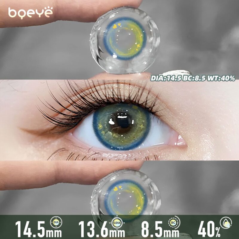 Dreaming Stonehenge Blauwgroene contactlenzen