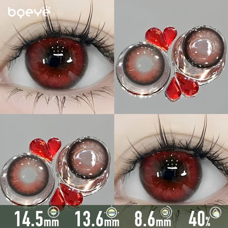 Lentes de contacto Dreamy Westminster Borgoña