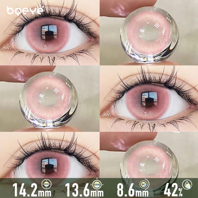Lentes de Contacto Rosa Encantado Champanhe