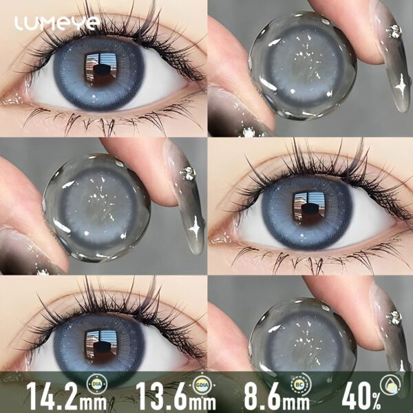 Fox Glacier Blue Contact Lenses