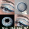 Glacier Blue Contact Lenses
