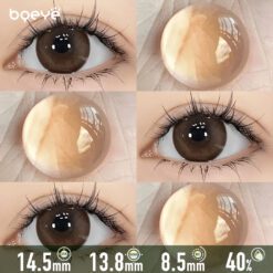 Honey Crystal Brown Contact Lenses