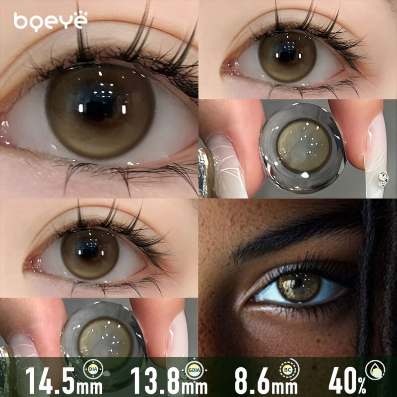 Lentes de contacto Maple Amber Brown