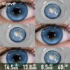 Ocean Crystal Blue Contact Lenses
