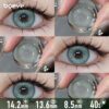 Pearl Mist Grey Contact Lenses
