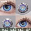 Starry Night Galaxy Blue Contact Lenses