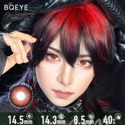 Contacts de couleur rouge punk Punk Red Colored Contacts