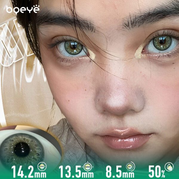 Bqeye Forest Herb Light Brown Contact Lenses (10 Pcs)