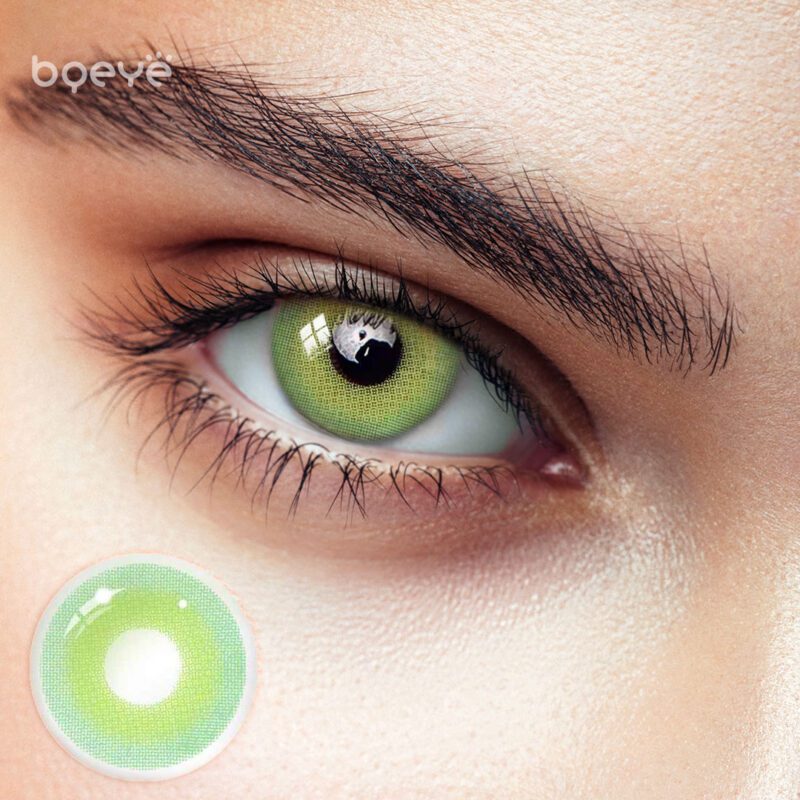 Colored Contacts - Pixie Green Contact Lenses