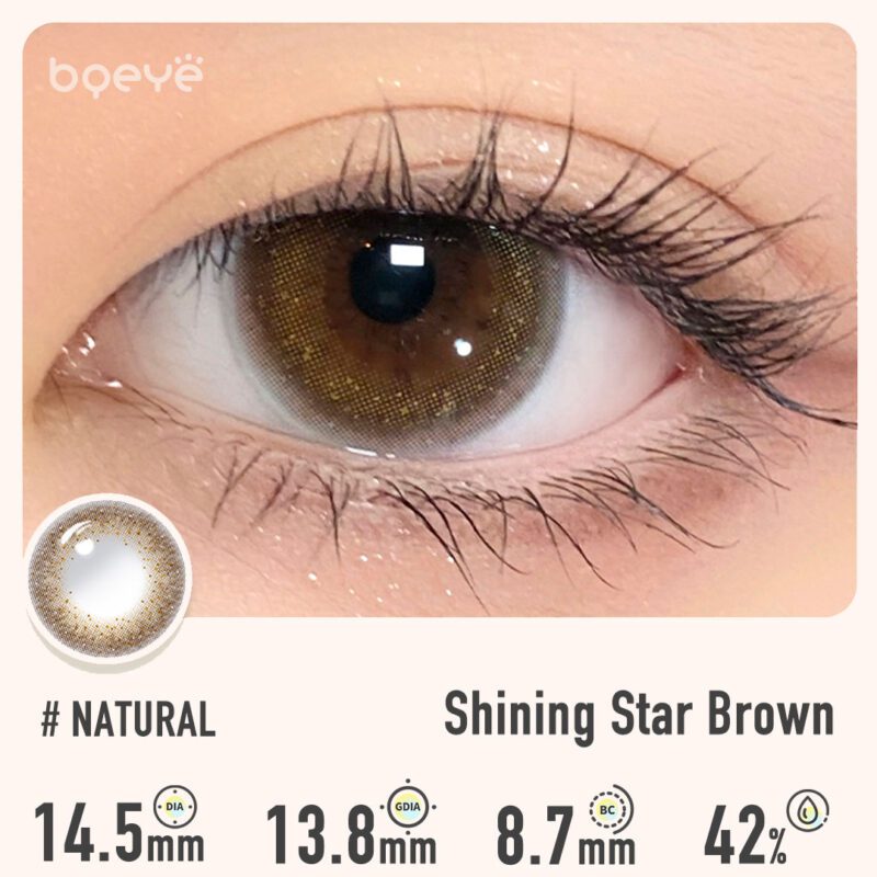 Shining Star Brown Contact Lenses